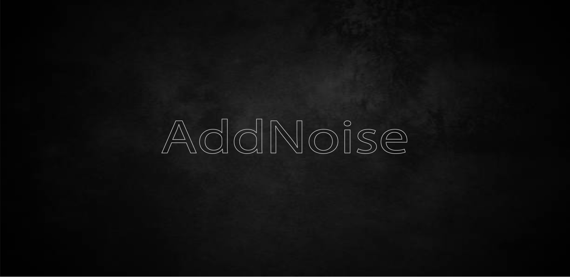 addnoise banner